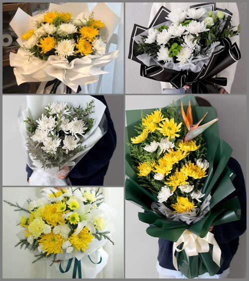 广东梅州市兴宁市新陂镇福庆村白事花束代送